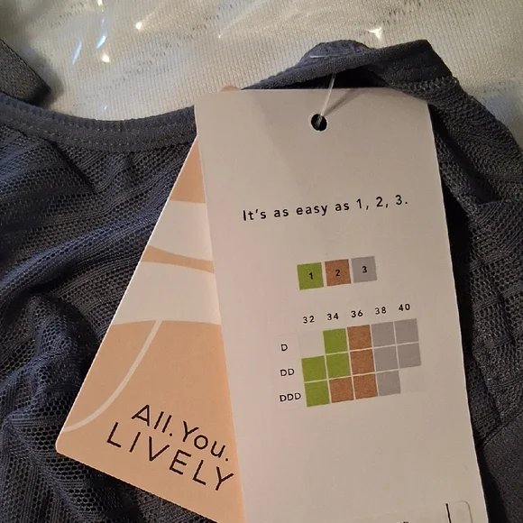 All.You.Lively Charcoal Bralette - Picture 3 of 6